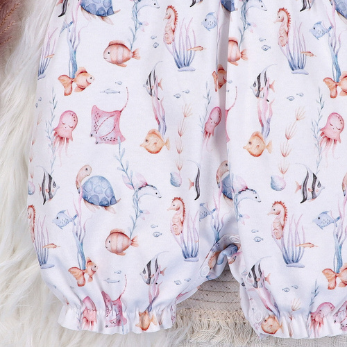 Nini Rampers Underwater World – organiczna bawełna, lekki rampers dla niemowląt