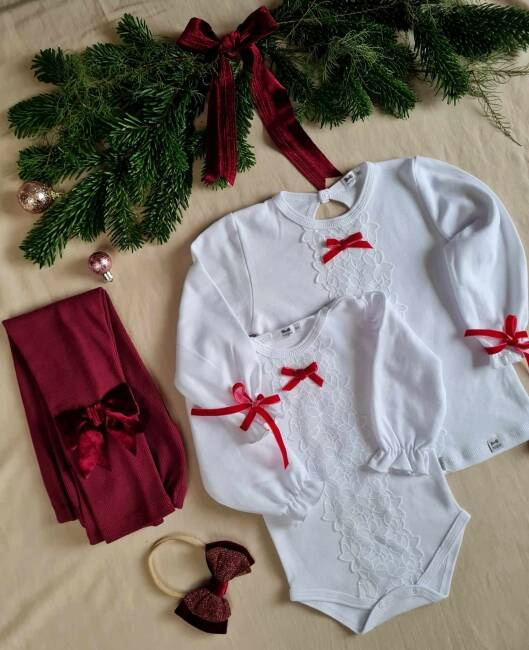 Bluzka z długim rękawem M0717B Marija - biały