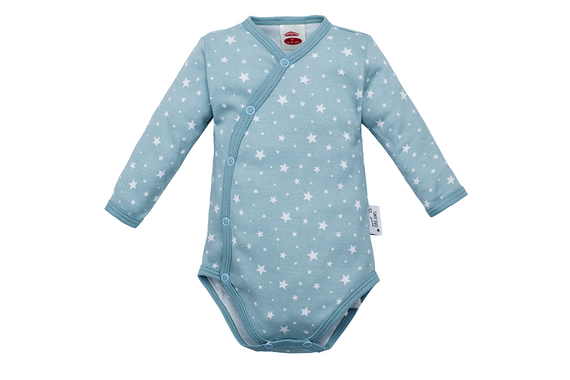 Body kopertowe z długim rękawem "SWEET DREAMS" Makoma turkusowy