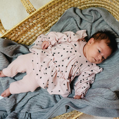 Sukienko-body Dogs & Spots Eevi - róż