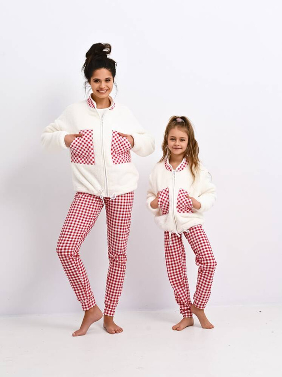 Bluza dziecięca Perfect Kids Sensis - śmietanowy-czerwony