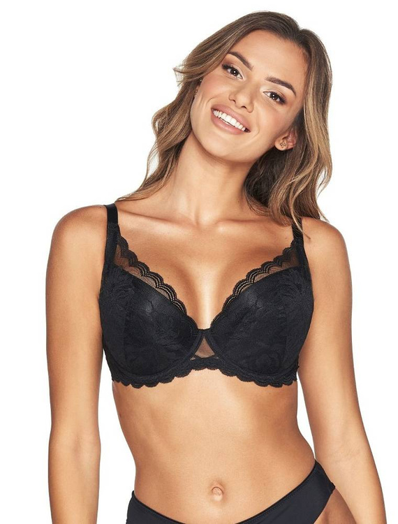 Biustonosz push-up PU-768 Alice I Kinga czarny