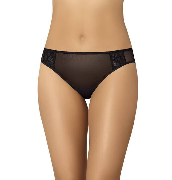 Figi damskie siateczkowe Sara Teyli - czarny