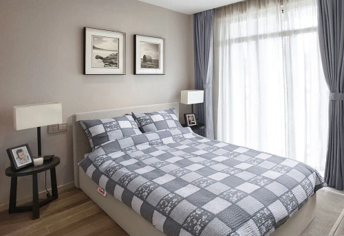 Pościel z kory Paczłork wzór 167 Karo szary 