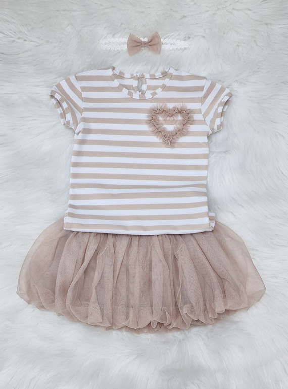 Spódniczka tiulowa Gracja Bambarillo beżowy