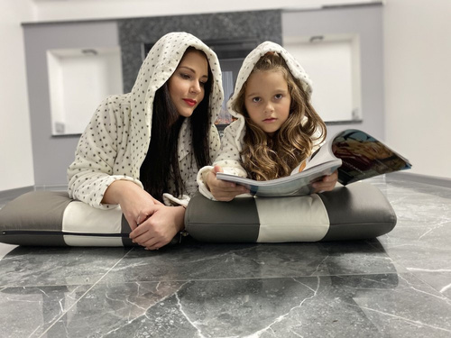 367 Melanie Szlafrok Dziecięcy Forex - ecru