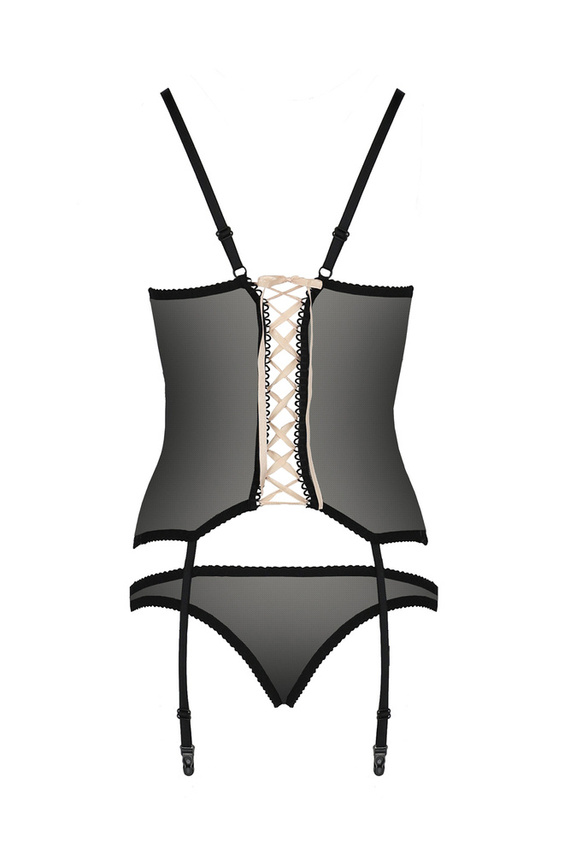 Gorset damski Ginger Corset Casmir czarny