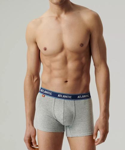 Bokserki męskie 3MH-214  Henderson granatowy-koralowy-szmaragdowy