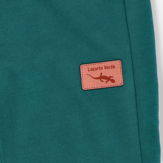 Lagarto Verde Spodnie dresowe dla chłopca- butelkowy zielony