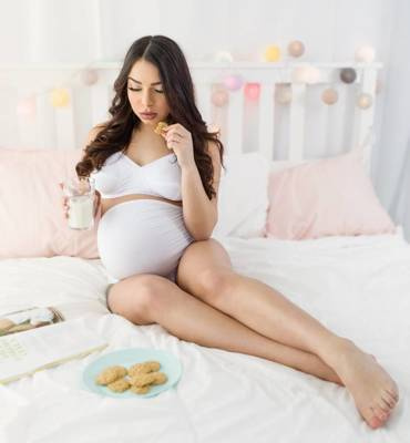 Figi ciążowe Mama Belly Mitex white