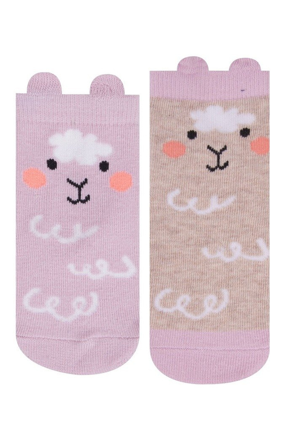 Skarpetki dziewczęce SKC/3D 10 Aplikacja YO! mix kolor