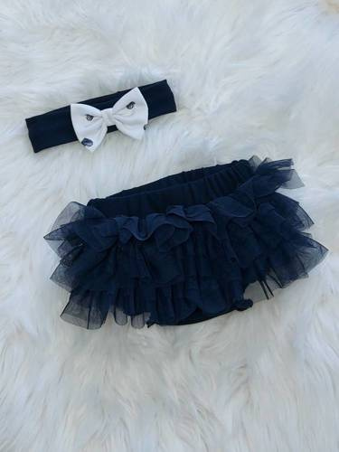 Bloomers ze spódniczką tiulową Bambarillo granatowy