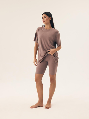 Piżama Damska 42682 Nueva Henderson - brązowy