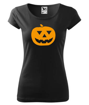 Koszulka damska "Halloween" Moocha czarny