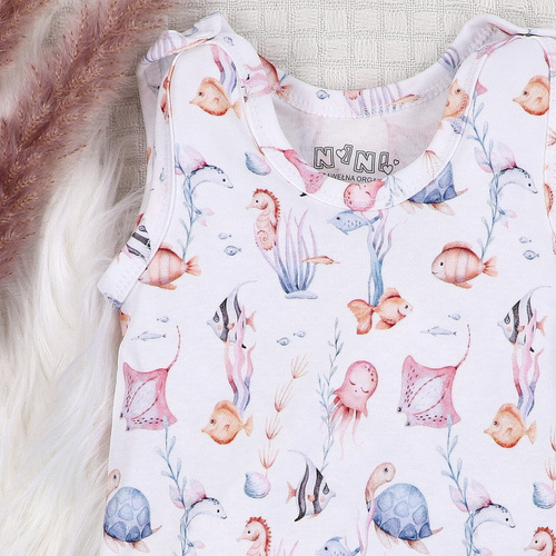 Nini Śpiochy Underwater World – organiczna bawełna, śpiochy dla niemowląt