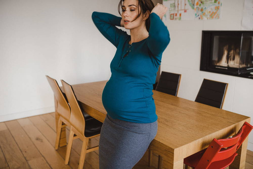 Bluzka ciążowa i do karmienia Tummy Milk&Love poseidon