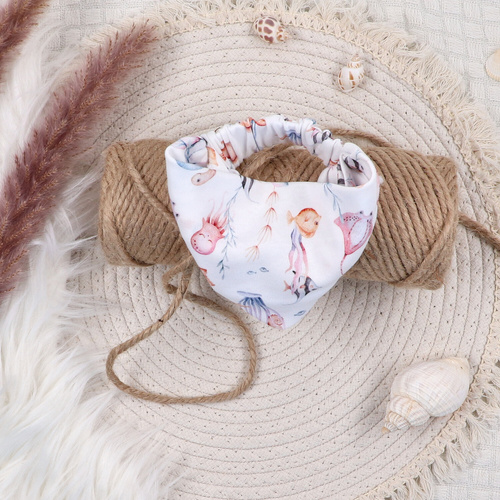 Nini Opaska Underwater World – organiczna bawełna, elastyczna opaska dla niemowląt