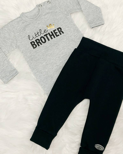 Spodnie niemowlęce "Julek" Bambarillo melanż