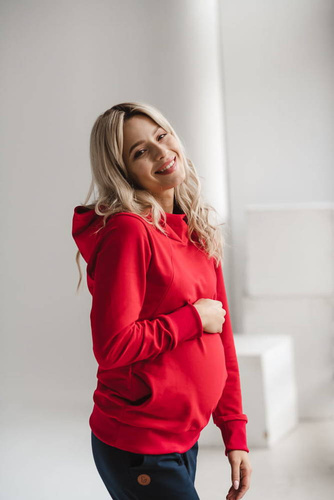 Bluza do karmienia Milk Please Milk&Love czerwony