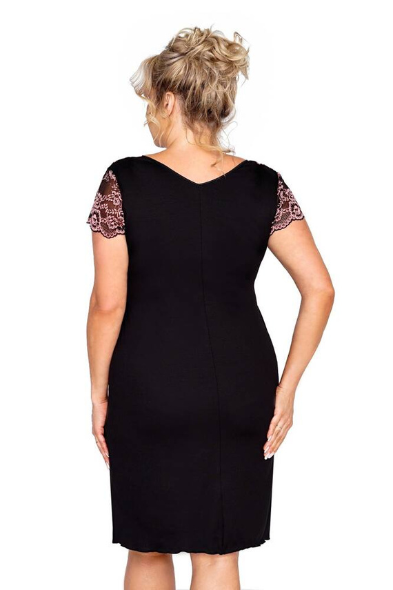 Koszula nocna Adele Plus Donna - czarny