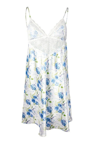 Halka satynowa Flowers  DKaren - DK-HA 03 biały