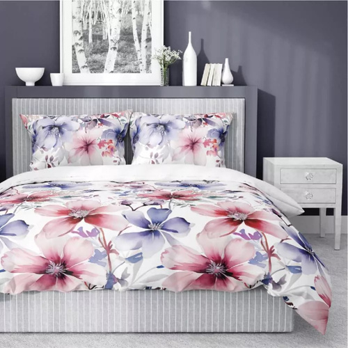 Pościel bawełniana 4965A kwiaty Detexpol 