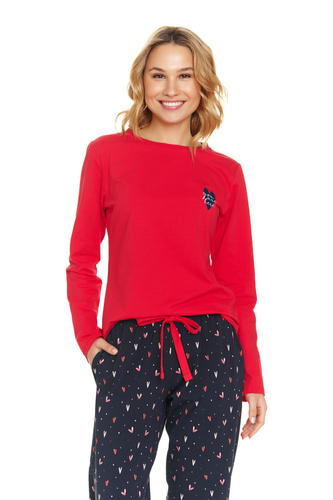 PM.7130 Piżama Damska Doctor Nap - hearts