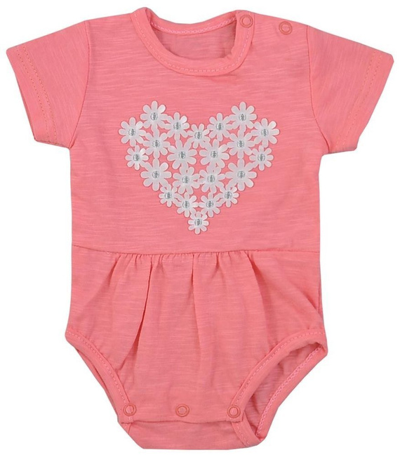 "MARCELINKA" Body niemowlęce krótki rękaw Koala- biały