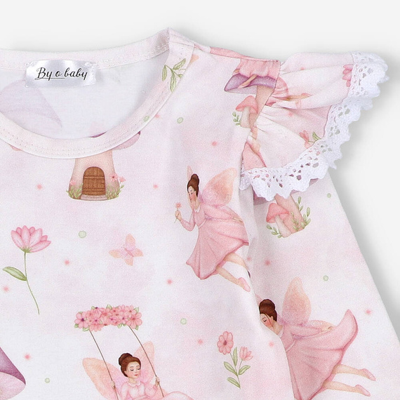 Dziewczęca bluzka z długim rękawem BOB-0015 By o Baby