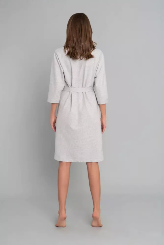 Szlafrok damski Karla Italian Fashion - jasny melange