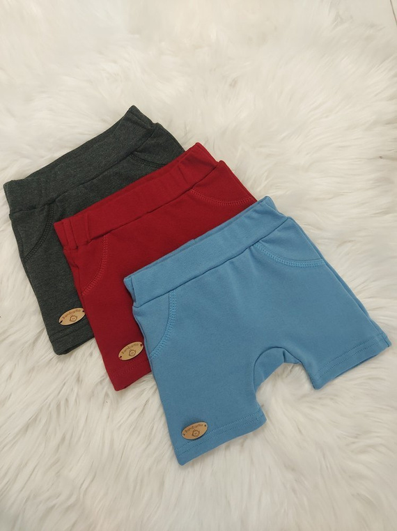 Szorty niemowlęce Mieszko Bambarillo niebieski