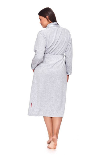 SWO.1078 Szlafrok damski Doctor Nap - grey melange