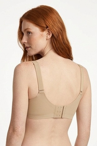 Biustonosz Mediolano Liv 21001 Beżowy – Bezszwowy, Bez Fiszbin | Naturalne Podtrzymanie, Wygoda i Dyskrecja | Idealny na Co Dzień