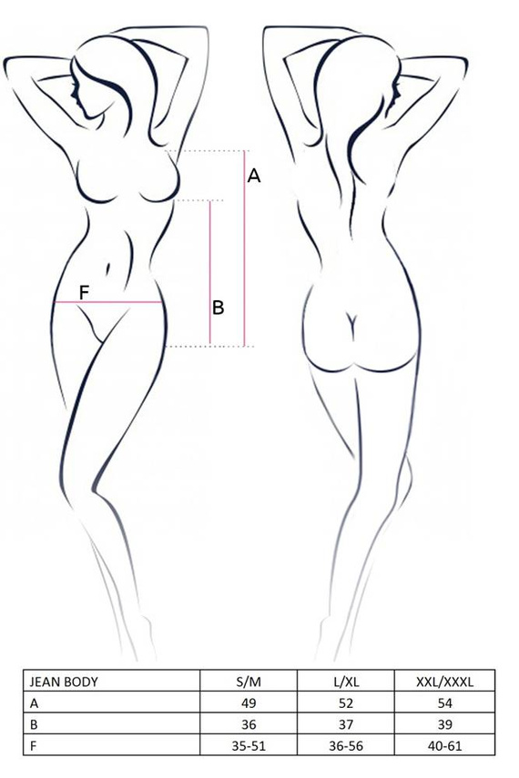 Body damskie Jean Passion czarny