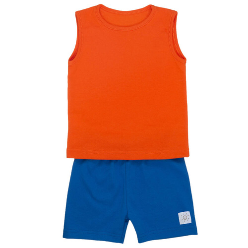Komplet letni koszulka z szortami Martex pomarańczowy 