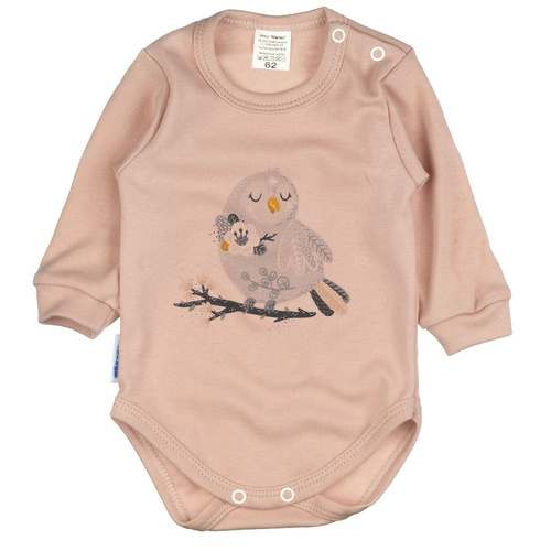 Body niemowlęce długi rękaw Gruszka Martex biały