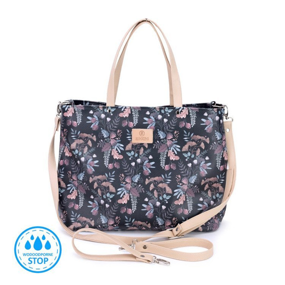 Torba ze skóry ekologicznej Secret Garden - Makaszka