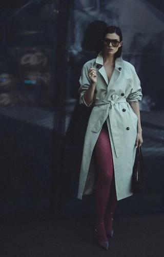 1237 Liset Rajstopy 80 den Gabriella bordo – geometryczne, miękkie, technologia 3D