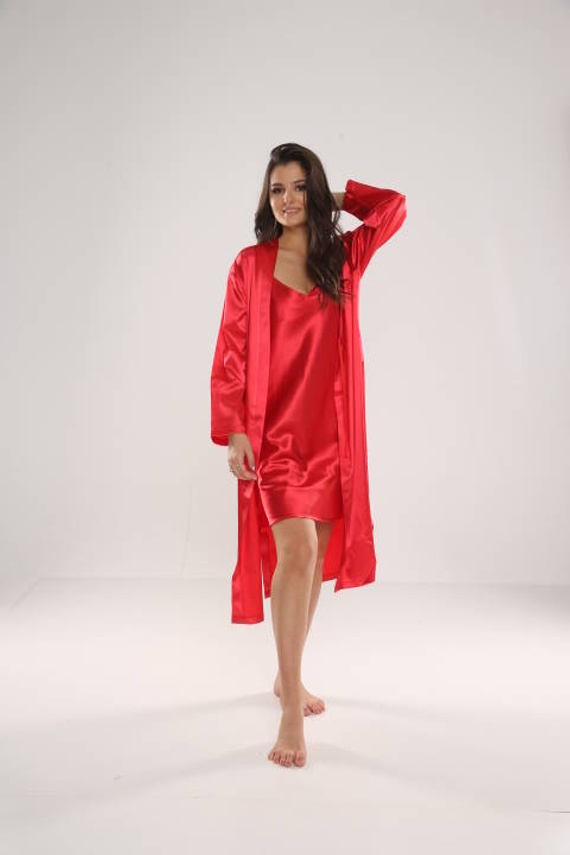 933 Classic Koszula damska Forex - czerwony