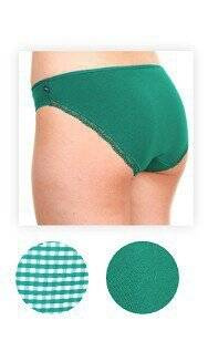 Figi damskie LPR 718 A22 A'2  2-pak Key zielony