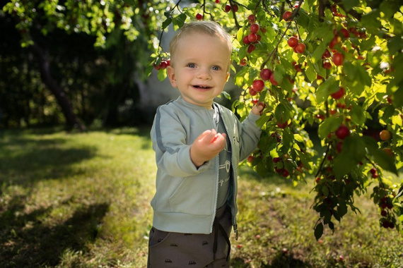 Bluza zapinana na zamek "Little Car" Pinokio - mięta