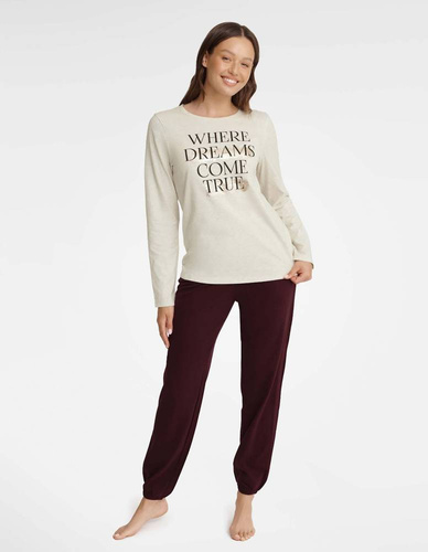 Piżama Damska 40930 Gracy   Henderson beżowy