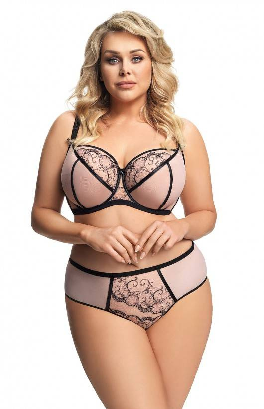 Brazyliany figi damskie K 655 Canberra Gorsenia - różowy