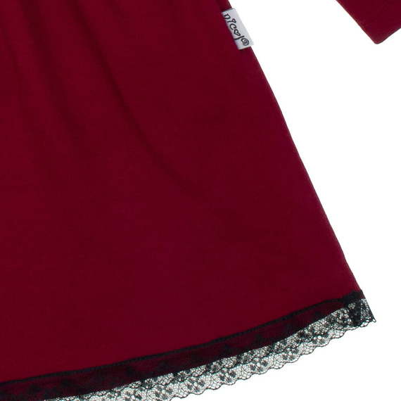 163178 Magia Świąt Sukienka Nicol - bordo