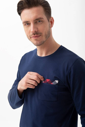 Piżama Męska 805 Luna - granatowy