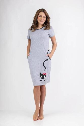 Koszula damska 152 Regina - szary