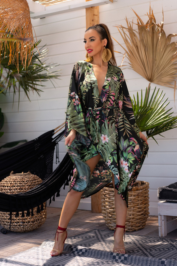 Szlafrok damski Atenna Aquareel Collection LivCo Corsetti