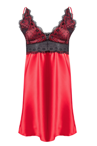 Halka satynowa Fabien DKaren - czerwony