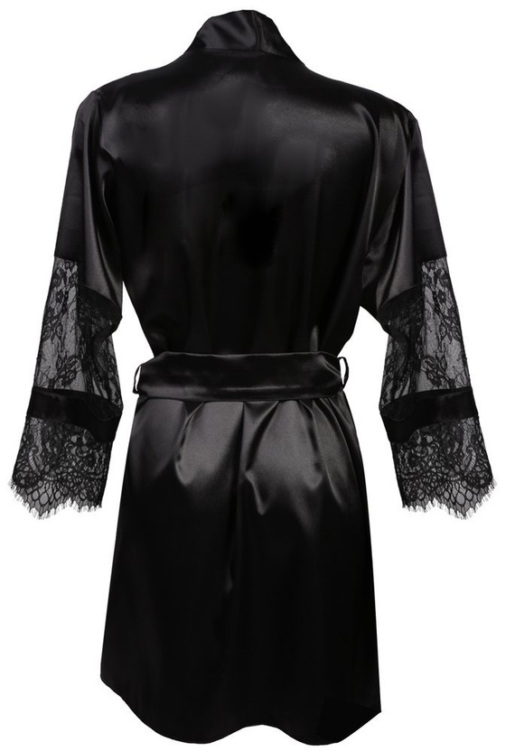 Podomka Szlafrok Damski Beatrice Dkaren - Czarny