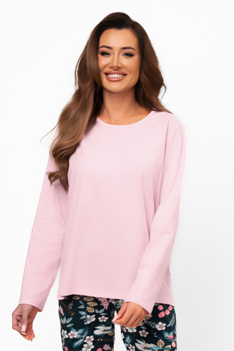 Marisal – elegancka piżama damska z bawełny, długi rękaw i spodnie Italian Fashion